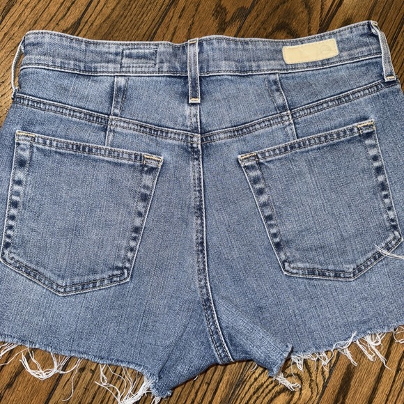 AG Adriano Goldschmied Darted Hailey Ex-Boyfriend Denim Cut Off‎ Shorts 26R 2" - Picture 6 of 9